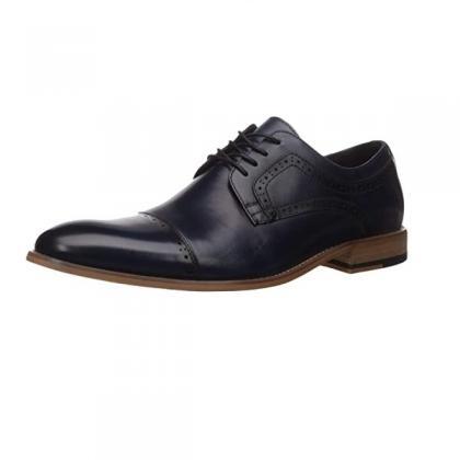 Stylish Blucher Shoe For Men Handmade Cap Toe Lace..