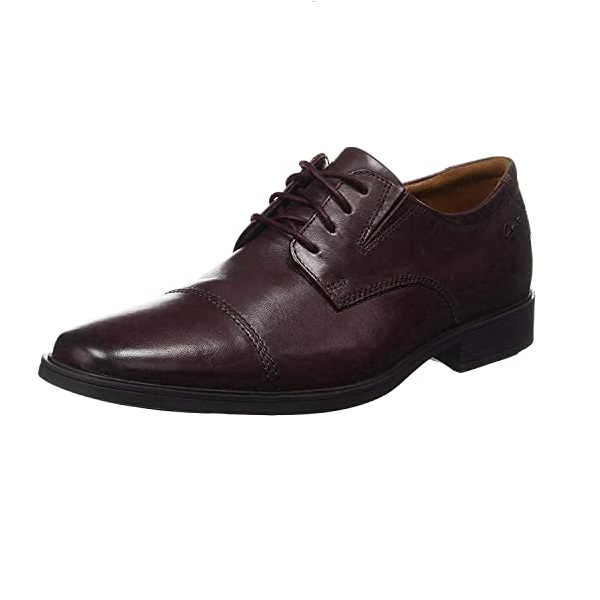 Quintessential Derby Shoes Handcrafted Real Leather Lace Up Cap Toe Formal Wear