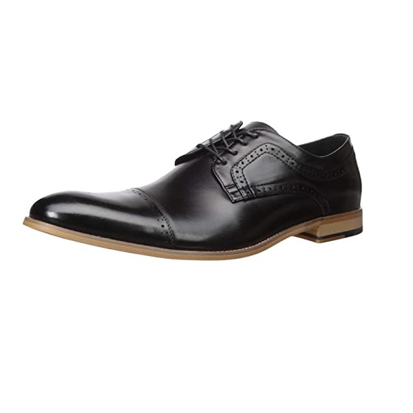 Handstitched Men Blucher Shoe Lace Up Cap Toe 100% Leather Essential Office Wear