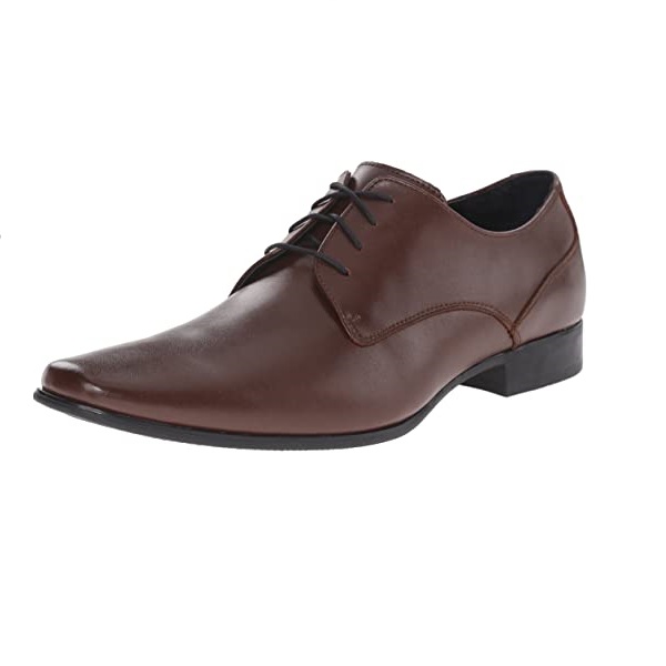 Everyday Derby's For Men Plain Toe Lace Up Genuine Leather Handmade Office Shoes